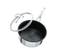 Circulon C Series Stainless Steel Saucepan, 20cm/2.8L - 2.8L - Silver - Stainless Steel