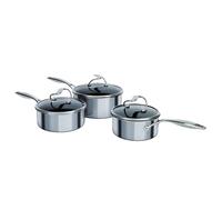 Circulon C Series 3 Piece Saucepan Set Silver