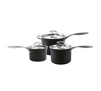 Circulon Style Anodized Saucepan Set - Small, Medium & Large Size - Pack of 3