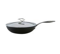 Circulon Style Hard Anodised Stirfry with Lid, 30cm - Black - Aluminium - 30cm
