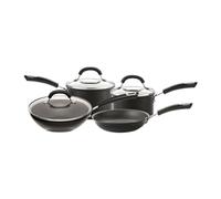 Total Non-Stick Induction Saucepan, Skillet & Wok Starter Pan Set - 4 Pieces