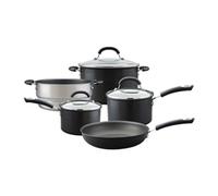 Total Non-Stick Induction Saucepan, Saucepot, Steamer & Frying Pan Set - 5 Pieces