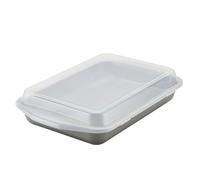 Circulon Total Nonstick Baking Pan with Lid/Nonstick Cake Pan with Lid, Rectangle - 9 Inch x 13 Inch, Gray