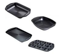 Circulon Ultimum 4 Piece Roast & Bake Set, Ultra Non-Stick Carbon Steel Bakeware, Oven Safe To 230C, Dishwasher & Freezer Safe