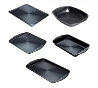 Circulon Ultimum 5-Piece Roast & Bake Set, Carbon Steel Non-Stick Oven Safe Bakeware, Dishwasher Safe, Freezer Safe