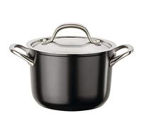 Circulon Ultimum Forged Aluminum Nonstick Covered Saucepot, 3-Quart, Black, Medium