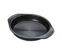 Circulon Ultimum Round 9 Inch Cake Tins for Baking - Non Stick Cake Tin 23cm, Freezer and Dishwasher Safe Carbon Steel Bakeware, Black