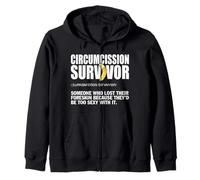 Circumcision Survivor circumcised Zip Hoodie