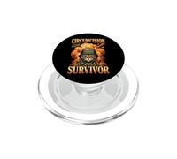 Circumcision Survivor Funny Oddly Specific Cat Meme Cats PopSockets PopGrip for MagSafe