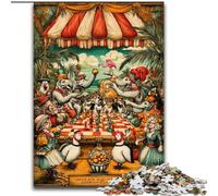 Circus Animals Adult Jigsaw Puzzles 1000 Pieces, Educational Games Home Decoration Deal As Gifts for The Whole Family (50x75cm)
