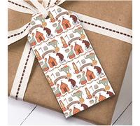 Circus Animals & Tent Children's Birthday Present Favor Gift Tags