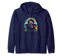 Circus Artist Child Fleas Insect Artists Girls Boys Zip Hoodie