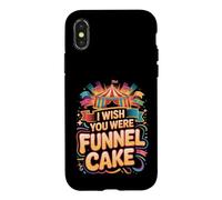 Circus Birthday Outfit Fair Carnival Wish You Funnel Cake Case for iPhone X/XS