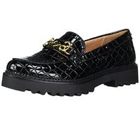 Circus by Sam Edelman Women's Deana Loafer, Black Crocco Patent, 7.5
