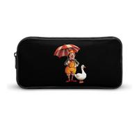 Circus Clowns-Actions Pencil Case Cute Pen Pouch Cosmetic Bag Pecil Box Organizer for Travel Office