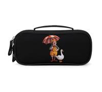 Circus Clowns-Actions Portable Pencil Case Lightweight Cosmetic Bag Multifunctional Storage Bag for Travel Office