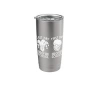 Circus Graphic Last & First Day of School Circus Performer Stainless Steel Insulated Tumbler