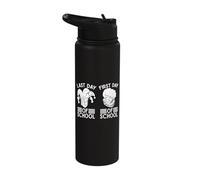 Circus Graphic Last & First Day of School Circus Performer Stainless Steel Insulated Water Bottle