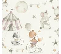 Circus Kids World In Pink Non-Woven Wallpaper Rasch 301922