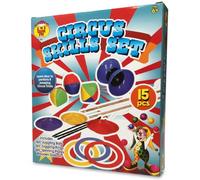 Circus Skill Set for Kids & Adults - Juggling Balls, Diabolo, Spinning Plate, Devil Sticks, Balancing Props - Beginner Circus Toys & Activity Kit for Learning Tricks, Coordination, and Fun