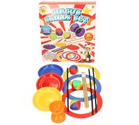 Circus Skills Set, 15 Pieces with Juggling Balls, Rings, Spinning Plates and Wooden Diabolos, Age 6+