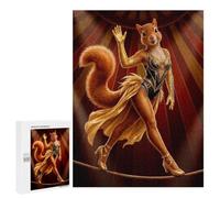 Circus Squirrel Tightrope Walker Hobby Jigsaw Puzzle for Adults, 500 PCS, An Enjoyable Family Activity for Time Spent Together, at Home