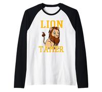 Circus Staff Lion Tamer Safari Wild Animal Raglan Baseball Tee