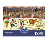 Circus Tent Disaster Wooden Jigsaw Puzzle Waterproof 1000 Piece Puzzles for Adults Gifts Challenging And Brainteasing Home Decoration