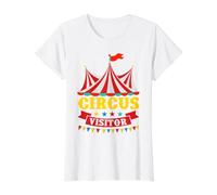 Circus Visitor Artist Circus Value Graphic T-Shirt, Women, White, M