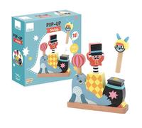 Circus Wooden Pop-up Michelle Carlslund - Vilac, Colorful