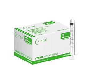 Ciringe 3 ml Lock Syringe - Pack of 100