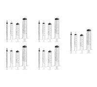 Ciringe Syringe Assorted Sizes 1 ml 3 ml 5 ml 10 ml - 5 Sets