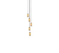 Cirio Cascada 5 Pendant White Pana/Porcelain