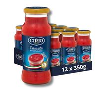 CIRIO Passata Verace, Smooth Sieved Tomatoes, Tomato Sauce, 100% Italian, Jar, 350g (Pack of 12)