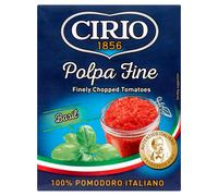 Cirio Polpa Fine Finely Chopped Tomatoes with Basil 390g
