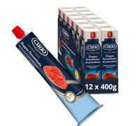 CIRIO Supercirio, Double Concentrated Tomato Purée, Tomato Paste, Italian, Tube, 140g (Pack of 12)