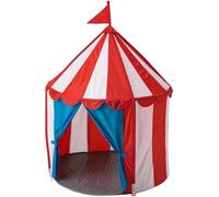 CIRKUSTÄLT Children's Play Tent - Portable Red White Space Dome for Boys & Girls - Pop Up Kids Tent for Indoor & Outdoor Use