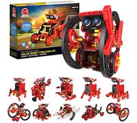 CIRO STEM Solar Robot Kit Toys - 190 Pieces Robot Construction Science Kit for Kids age 8 9 10 11 12 Boys, 12-in-1 Educational&Building&Learning&Experiment Gifts
