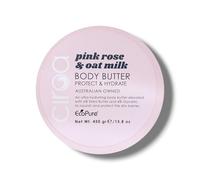 Cīroa | Pink Rose & Oat Milk Body Butter - Protect & Hydrate | Ultra-Hydrating with Shea Butter & Glycerin to Nourish & Protect The Skin Barrier | Australian Owned | 450g