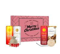 Ciroc Christmas Set - 3 x 250ml Ciroc Cans, Chocolate Hearts - Mr Filberts Snacks | Cocktail Gift Box | Alcohol Gift for Him or Her