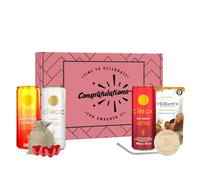 Ciroc Congratulations Gift Set - 3 x 250ml Ciroc Cans, Chocolate Hearts - Mr Filberts Snacks | Cocktail Gift Box | Alcohol Gift for Him or Her