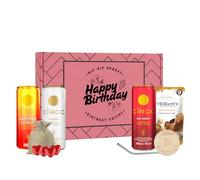 Ciroc Happy Birthday Gift Set - 3 x 250ml Ciroc Cans, Chocolate Hearts - Mr Filberts Snacks | Cocktail Gift Box | Alcohol Gift for Him or Her