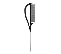 Cirraorive 3 Pieces Hair Styling Comb Teasing Comb Comb Wide Tooth Pick Metal Pin Heat And Chemical Resistant And Metal Suitable for Salon Use Home, 3 Pcs