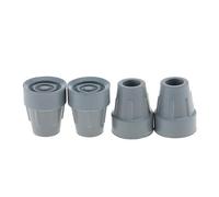 Cirraorive 5 Pieces Ferrules Rubber End Anti Skid Non Slip Cane Pad Cane Replacement with Drainage Grooves and Firm Ground, 5 Pcs