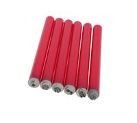 Cirraorive 6 Pieces Nail Nail Dotting Tools Flower Pattern Drawing Tool Metal Material Easy to Use Suitable for Girls Women, 6 pieces