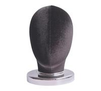 Cirraorive Canvas Block Head Display And Hats Display Stand Holder for Hairpieces, Black Velvet