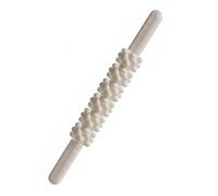 Cirraorive Children Roller Spiky Sensory Silicone Surface for Gentle Touch and with Easy to Hold Grip Suitable for Child routines Therapeutic Settings, White, Flat Handle