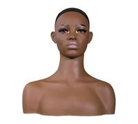 Cirraorive Female Mannequin Head Realistic Manikin Bust with Shoulder Makeup Stand Showcase Tool for Displaying Jewelry Suitable for Retail Business Personal