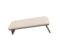 Cirraorive Nail Arm Rest Manicure Hand Foldable Leather Footstool Soft Sponge Support Nail Tool Suitable for Professional Salon Home Users, beige