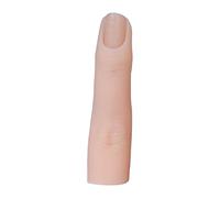 Cirraorive Nail Finger Model Fake Finger Silicone Training Manicure Tool Bendable Joints Nail Art Practicing Finger with Realistic Texture Suitable for Retail Di, Style A